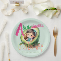 Fiesta Sinorita Flicka Shower Partyware Avocado