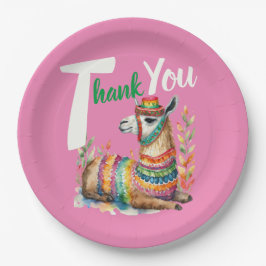 Fiesta Sinorita Flicka Shower Partyware Llama