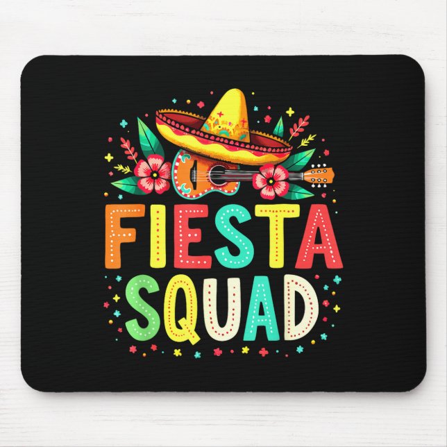 Fiesta Squad Cinco De Mayo-festkläder för män W Musmatta (Framsidan)