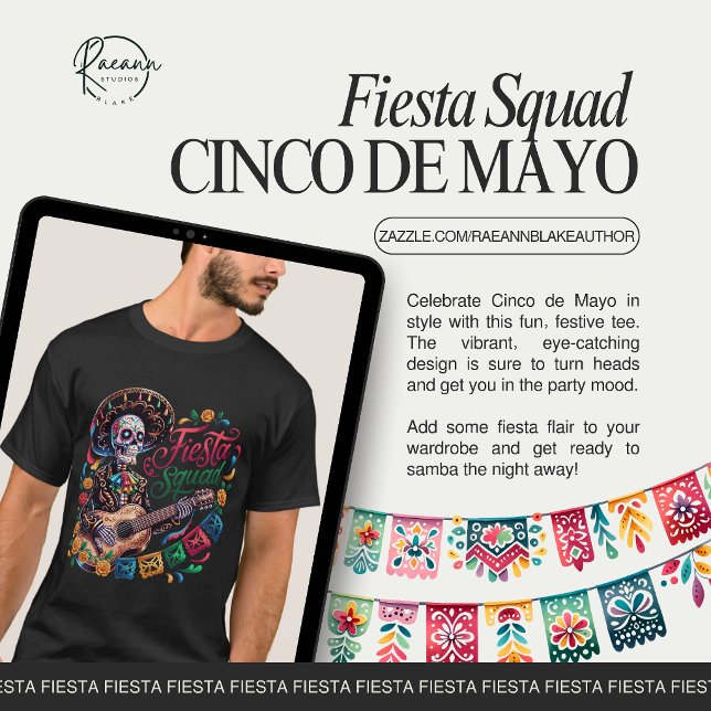 Fiesta Squad Cinco de Mayo Unisex T-Shirt (Skapare uppladdad)