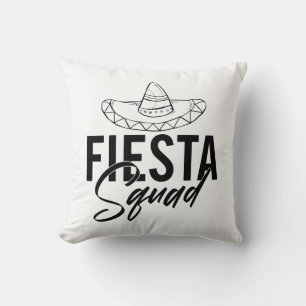 Fiesta Squad Fiesta Bachelorette Party Shirts, 1/3 Kudde