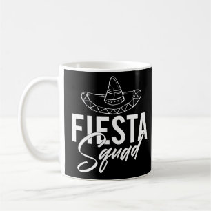 Fiesta Squad Fiesta Bachelorette Party Shirts, 2/3 Kaffemugg