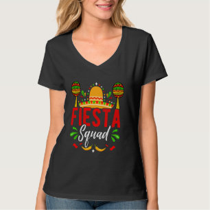 Fiesta Squad Fiesta Party Clothing Drinking Cultur T Shirt