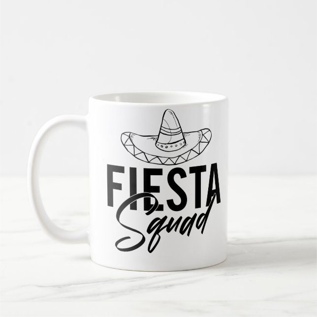 Fiesta Squad Fiesta Sällskaps Tröjor, 1/3 Kaffemugg (Vänster)