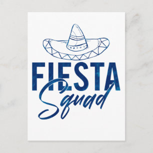 Fiesta Squad Fiesta Sällskapsfest T-Shirts, 3/3 Vykort