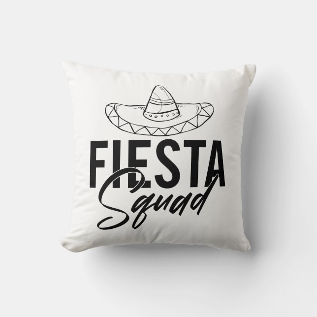 Fiesta Squad Fiesta Sjungande Brudtärna Tröjor, 1/ Kudde (Framsida)