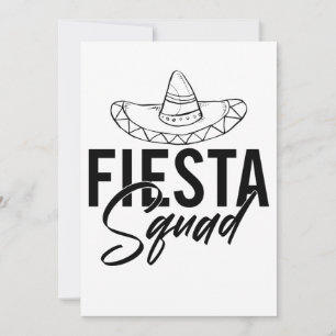 Fiesta Squad Fiesta Sjungmö T-shirts, 1/3 Julkort