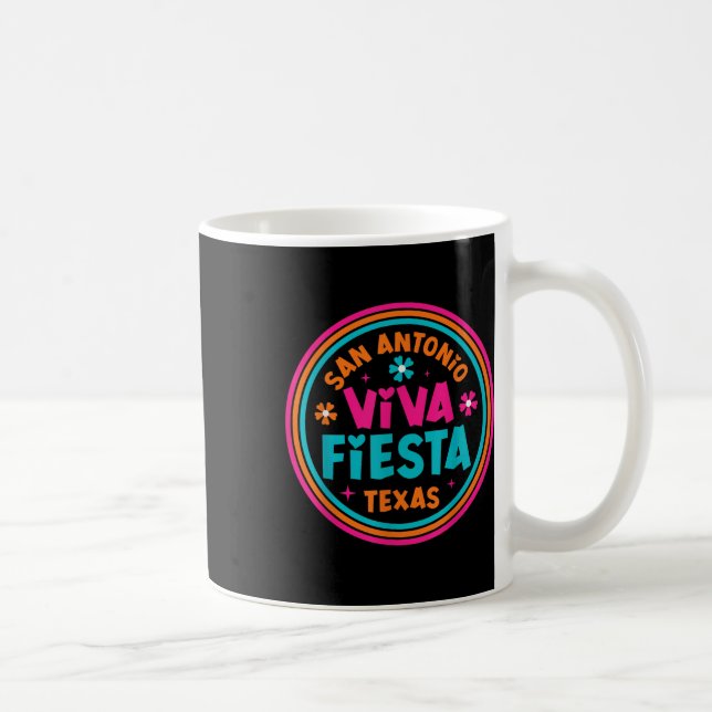 Fiesta Squad San Antonio Texas Cinco De Mayo Lets Kaffemugg (Höger)