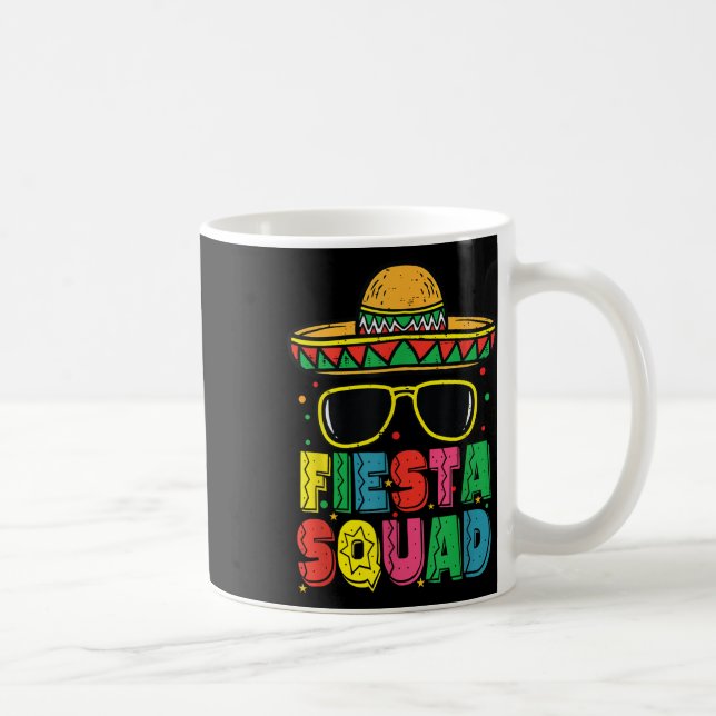 Fiesta Squad Sombrero Cinco De Mayo Mexican Fiesta Kaffemugg (Höger)