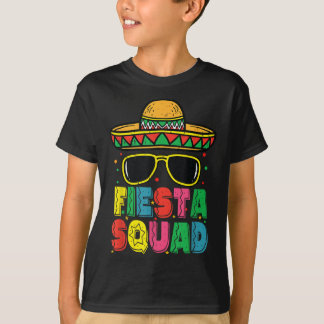 Fiesta Squad Sombrero Cinco De Mayo Mexican Fiesta T Shirt