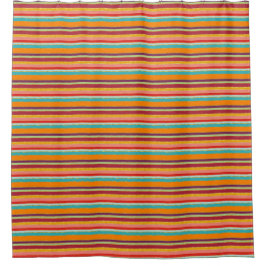 Fiesta Stripe Shower Curtain
