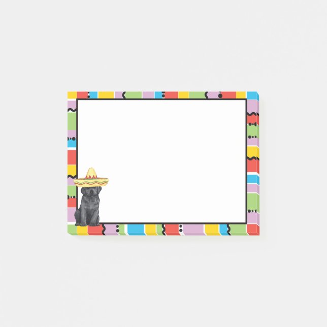 Fiesta Svart lab Post-it Block (Framsida)