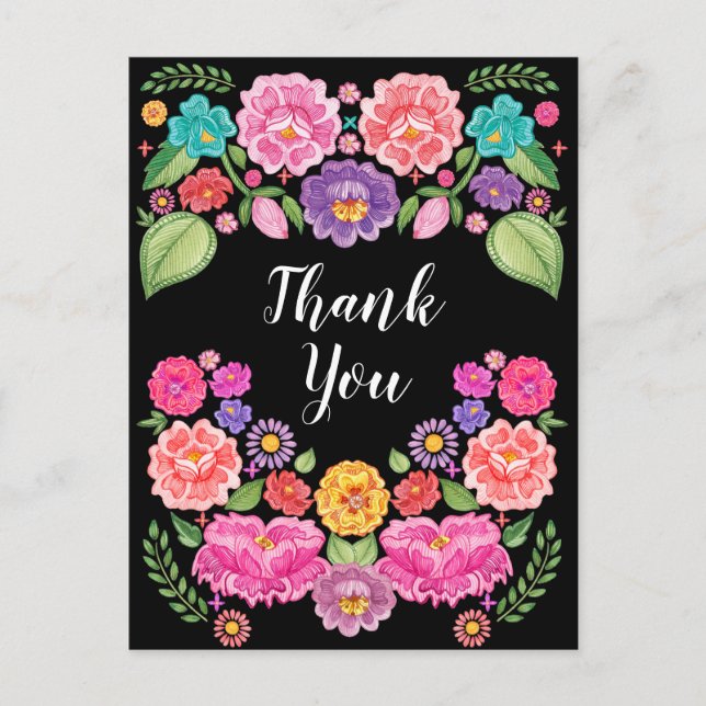 Fiesta Tack-vykort Vykort (Framsida)