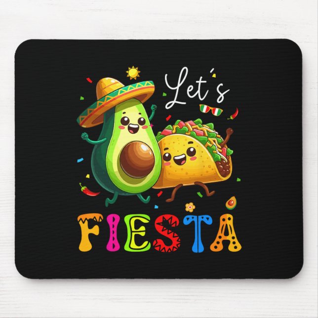 Fiesta Taco Avocado Funny Cinco De Mayo Mexiic Musmatta (Framsidan)