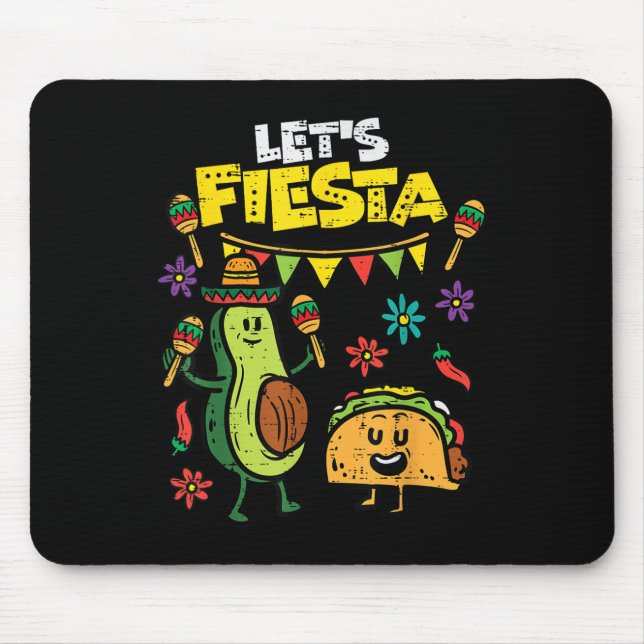 Fiesta Taco Avocado Funny Cinco De Mayo Mexiic Musmatta (Framsidan)