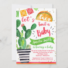 Fiesta Taco Baby Shower-inbjudan Inbjudningar