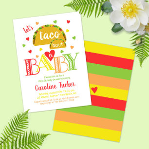 Fiesta Taco Bout a Baby Shower-inbjudan Inbjudningar