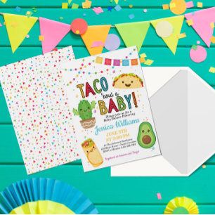 Fiesta Taco Bout A Baby Shower-inbjudan Inbjudningar