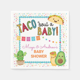 Fiesta Taco Bout A Baby Shower Pappersservett