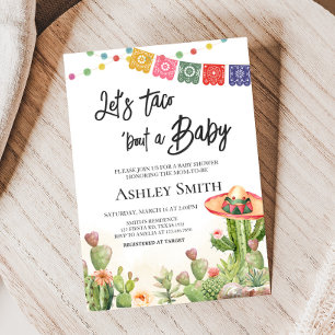 Fiesta Taco 'Bout Baby Shower Inbjudningar