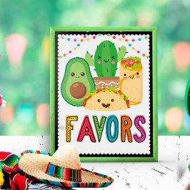 Fiesta Taco-favoritsignering Poster