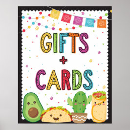 Fiesta Taco-gåvor och kort Poster