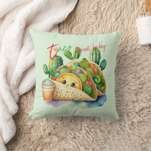 Fiesta Taco "om babystölder i Roligt Modern Kudde