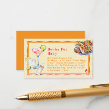 Fiesta Tacos Tequila Baby Shower Böcker För Bebis