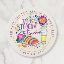 FIESTA Tacos Tequila och Tiaror Gåvor Etiketter