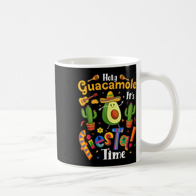 Fiesta Time Tacos Mexican Party Lets Fiesta Cinco Kaffemugg (Höger)