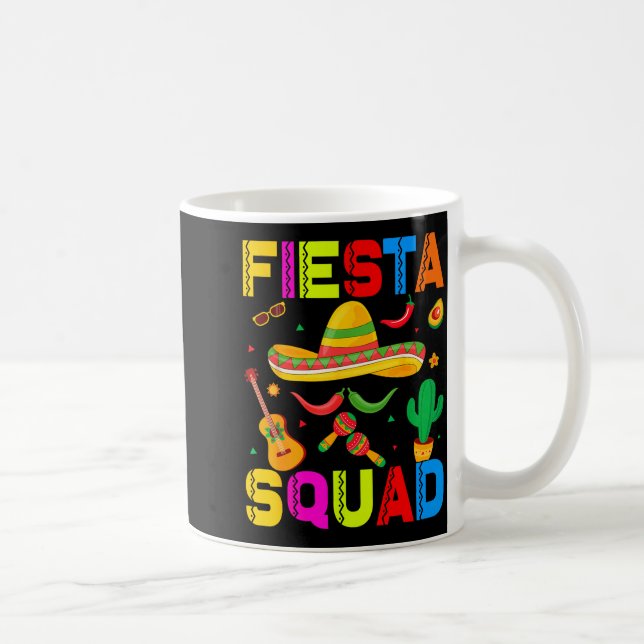 Fiesta-trupp rolig cinco de mayo la oss mexikansk kaffemugg (Höger)
