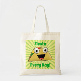 Fiesta Varje dag Cute Funny Taco Tygkasse