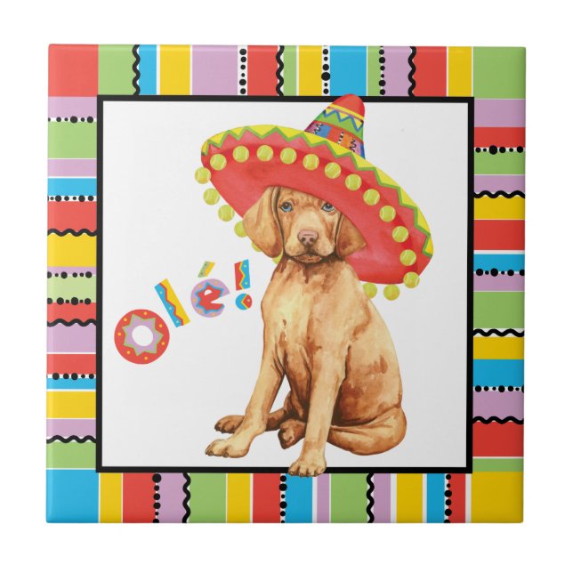 Fiesta Vizsla Tile Kakelplatta (Framsidan)