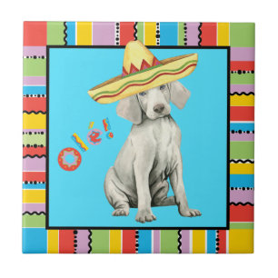 Fiesta Weimaraner Tile Kakelplatta
