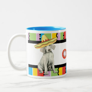 Fiesta Weimaraner Two-Tone Coffee Mugg