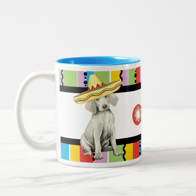 Fiesta Weimaraner Two-Tone Coffee Mugg (Vänster)