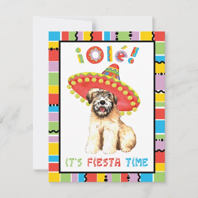 Fiesta Wheaten Inbjudningar (Framsida)