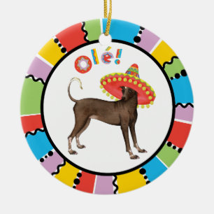 Fiesta Xolo Julgransprydnad Keramik