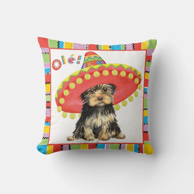 Fiesta Yorkie Kudde (Framsida)