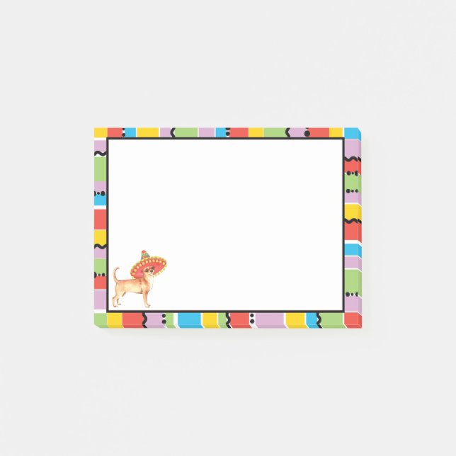 FiestaChihuahua Post-it Block (Framsida)