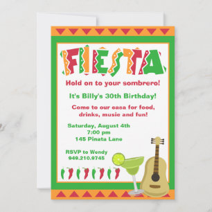 Fiestaparlamentinbjudan Inbjudningar