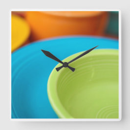 Fiestaväggen tar tid på ware fyrkantig klocka