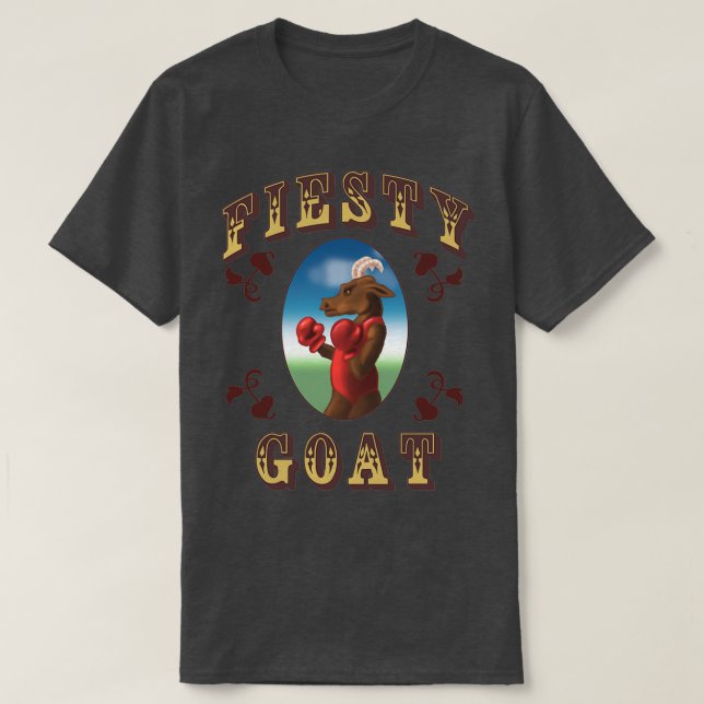 Fiety Goat  T Shirt (Design framsida)