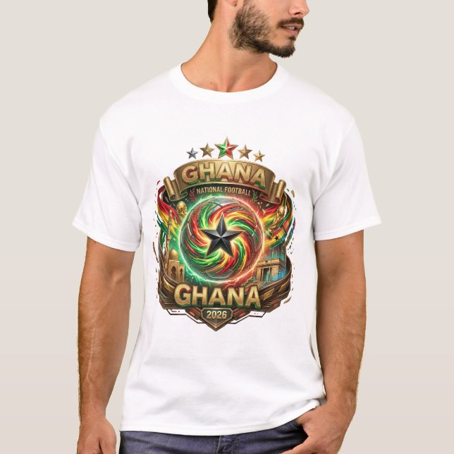 FIFA Världscup 2026 - Ghana T Shirt (Framsida)