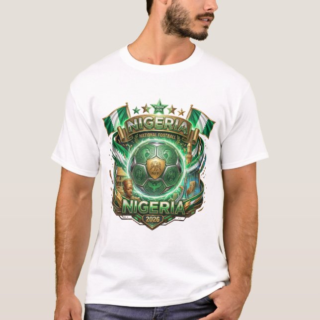 FIFA Världscup 2026 - Nigeria T Shirt (Framsida)