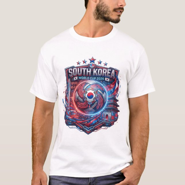 FIFA Världscup 2026 - Sydkorea T Shirt (Framsida)