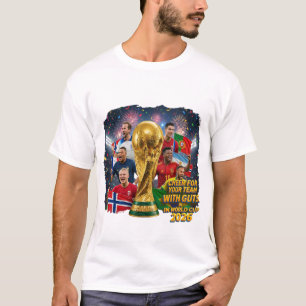 FIFA VM 2026 Fotbollsstjärnor Firar T-Shirt