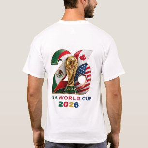 FIFA VM 2026 Fotbollsstjärnor Firar T-Shirt