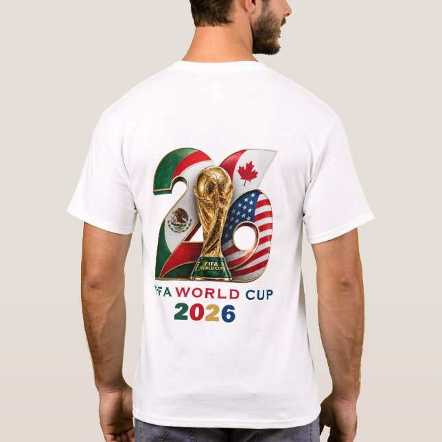 FIFA VM 2026 Fotbollsstjärnor Firar T-Shirt (Baksida)