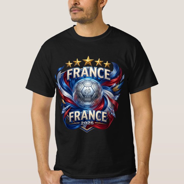 FIFA VM 2026 - Frankrike T Shirt (Framsida)
